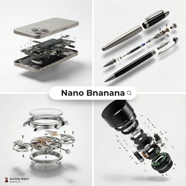 Exploded electronics product series
