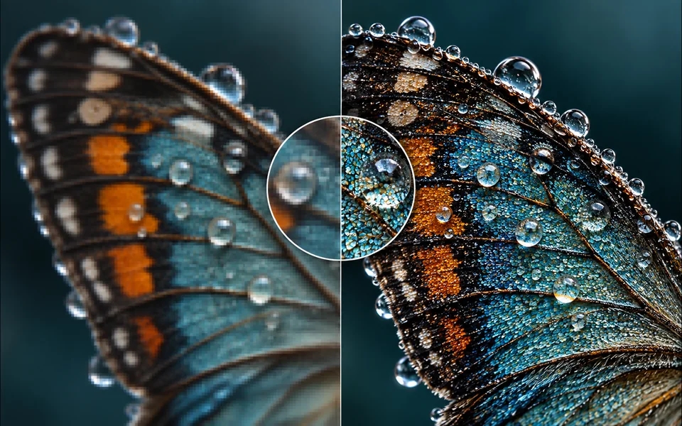 AI Image Upscaler task illustration